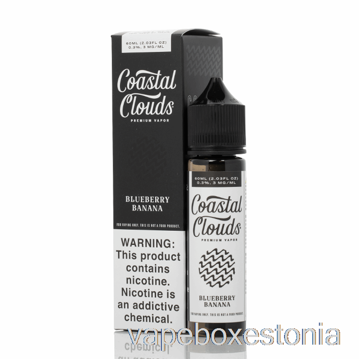 Vape Box Estonia Mustikas Banaan - Rannikupilved Co. - 60 Ml 0 Mg
